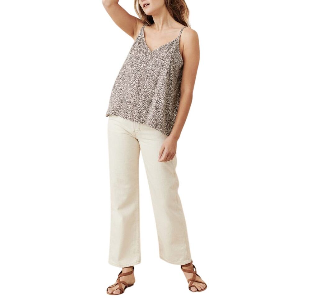 Jenni Kayne Printed Beige Leopard Camisole Size XXL